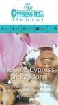 Mobile Screenshot of cypressmilldental.com